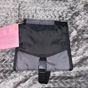 Thirty-One Black and Gray Thermal Lunch Tote Insulated Fold Over
